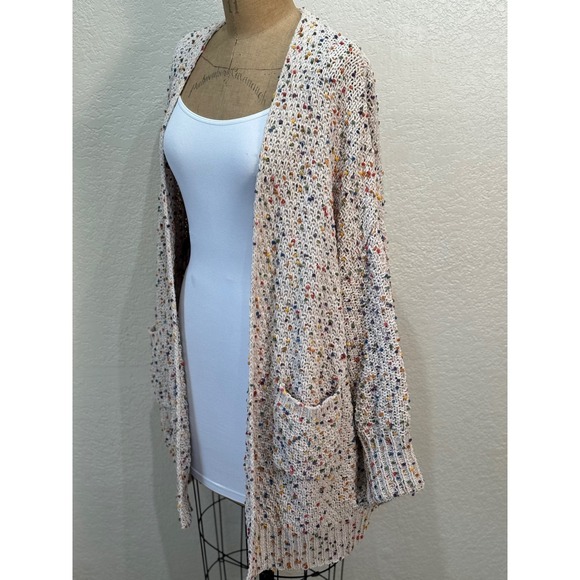 Haptics by Holly Harper Women's Confetti Knit Oversized Cardigan Sweater‎ Size M - Picture 6 of 11